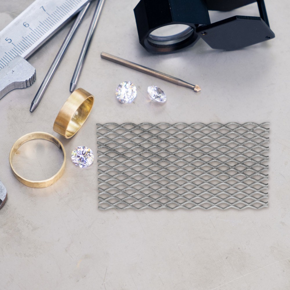 Electroplated Titanium Mesh Electrode Jewelry Plating Tool Electrolysis