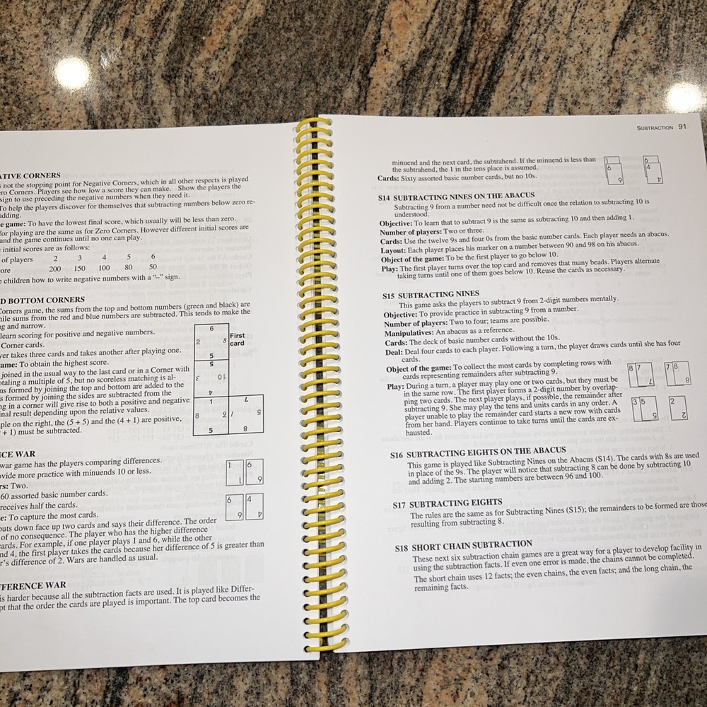 Math Card Games :300 Games for Learning and Enjoying Math by Joan A. Cotter + CD