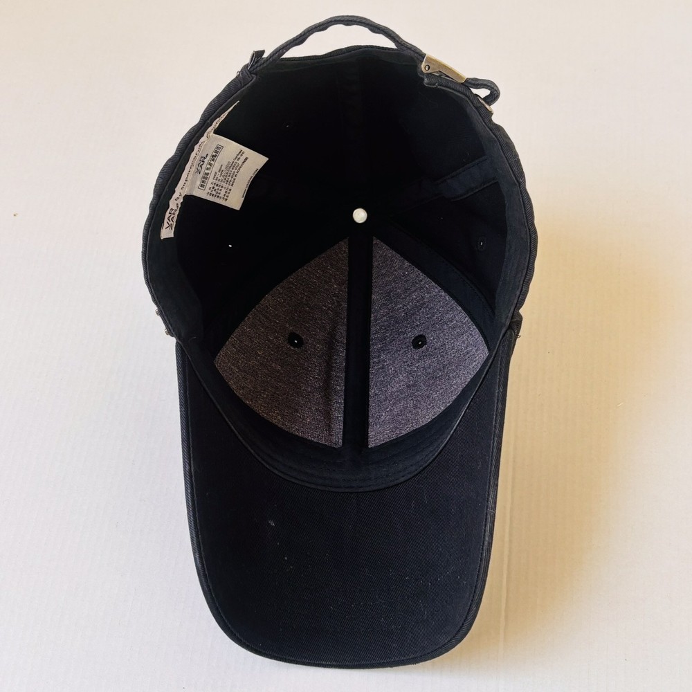 Gold Stud Logo Baseball cap adjustable one size black E2-810