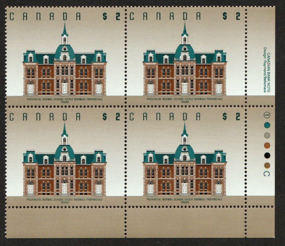 CANADA 1994  $2  ARCHITECTURE    #1376  BLOCK MNH