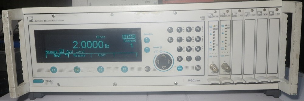 HBM MGCplus, 6 chanels, two ML30B amplifiers, AB32A Display, CP12 Processor