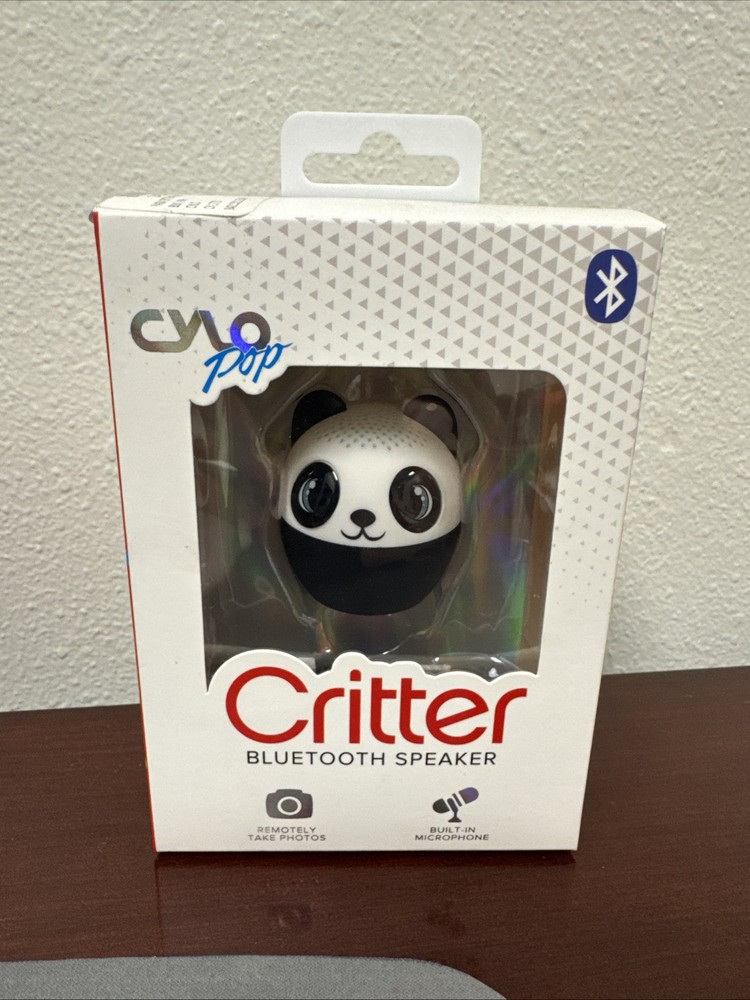 CYLO Pop Panda Critter Bluetooth Speaker