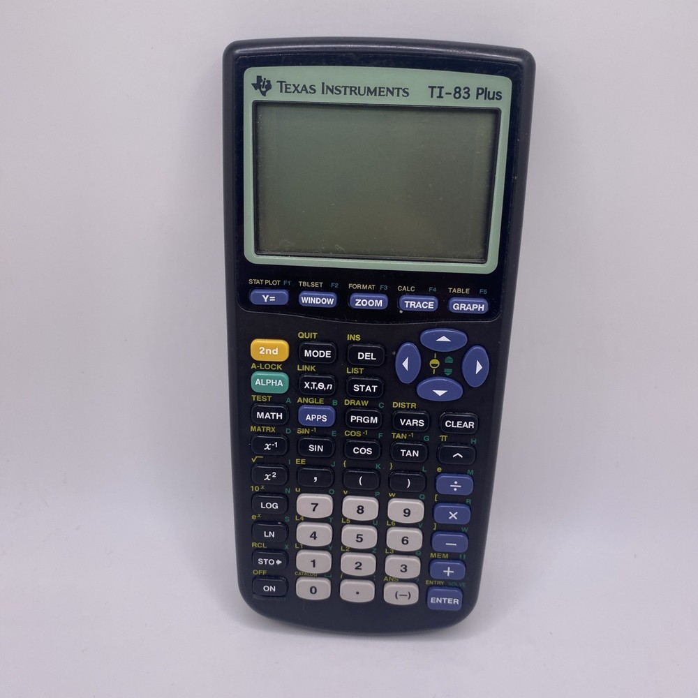 Texas Instruments TI-83 Plus Graphing Calculator For Parts Untested