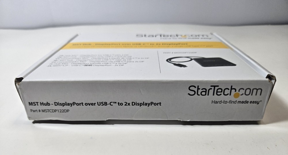 Startech.com MSTCDP122DP MST Hub DisplayPort over USB-C to 2x DP