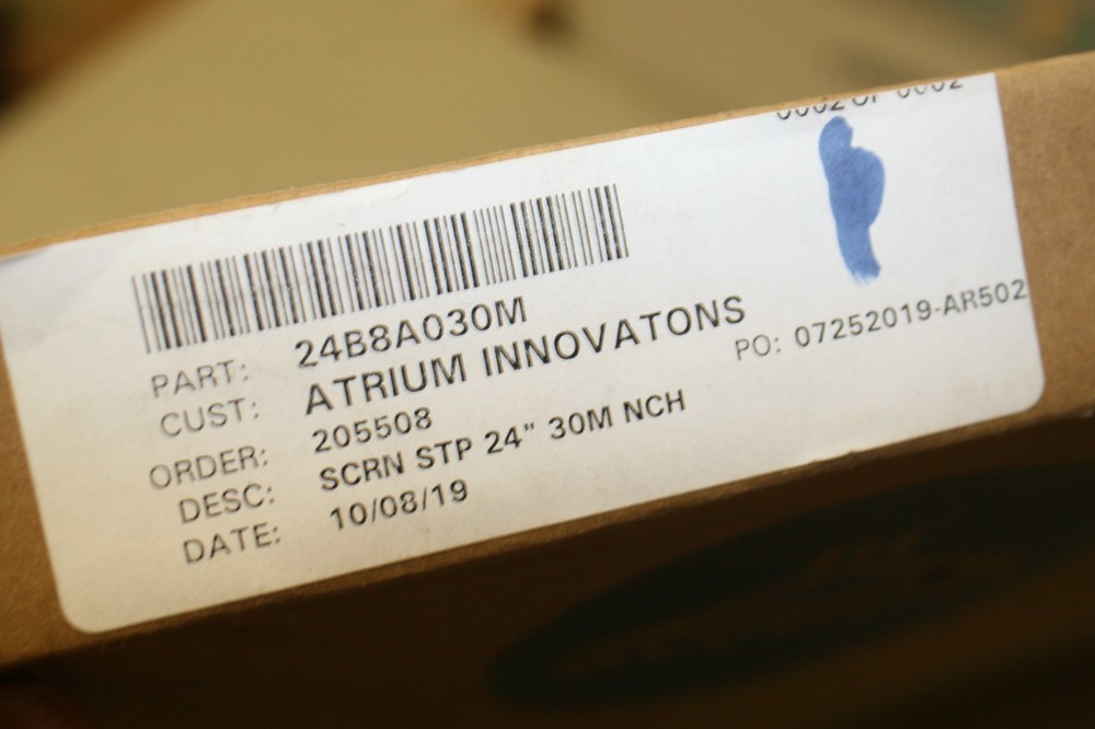 24" 30M NCH Sweco Screen 24B8A030M