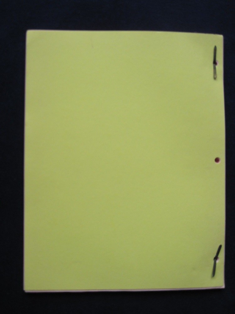 ORIGINAL TV Script FALCON CREST Maelstrom BRADFORD DILLMAN'S Copy wi His Notes