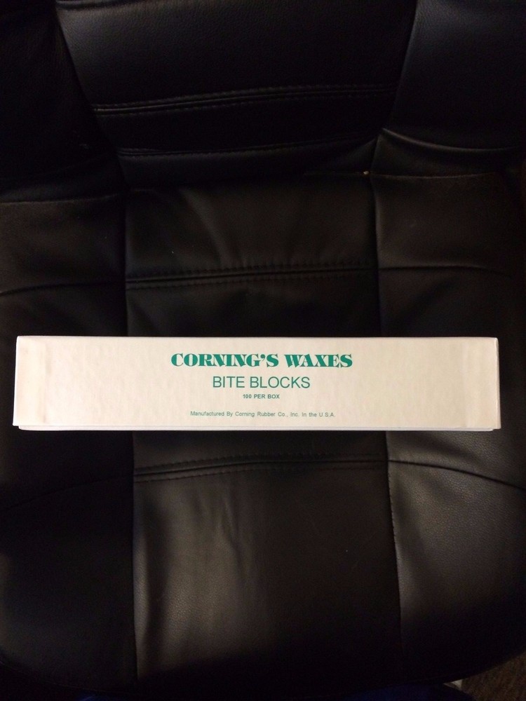 Corning Bite Block Wax Rims - Pink - 100 per Box