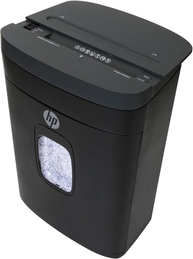 HP MC145 Microcut Paper Shredder w/ 4-Sheet Capacity 91043P