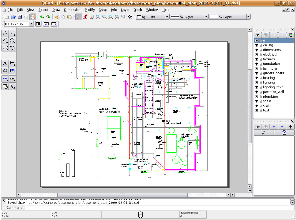 Libre Cad - 2D CAD Computer Aided Design Software for Windows & MAC on CD-ROM