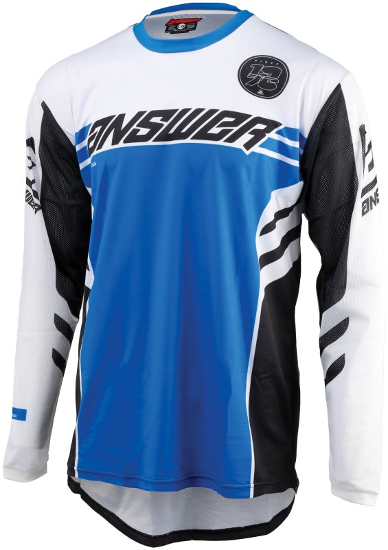 Answer 25 Arkon Nitrus Youth Jersey Blue/Black/White Medium 442616