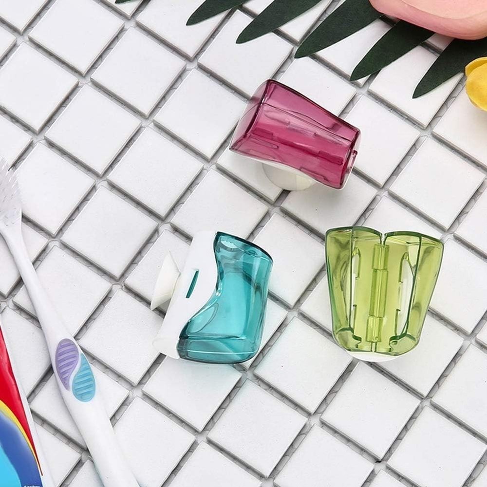 3Pcs Multicolor Toothbrush Holder Travel Head Covers