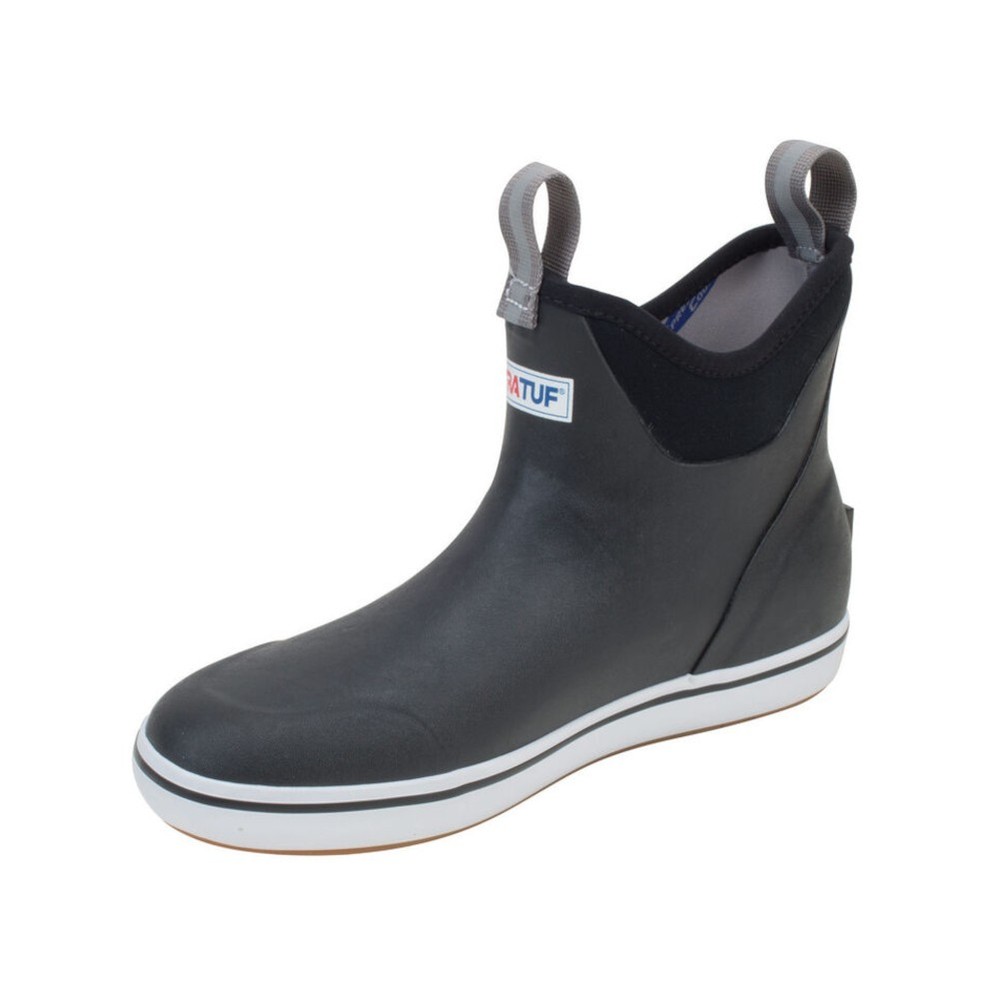 XTRATUF Men's Black Ankle Deck Boots (22736)