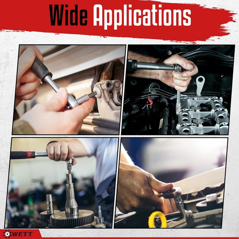 Master Torx Bit Socket and External Torx Socket Set, 60-Piece