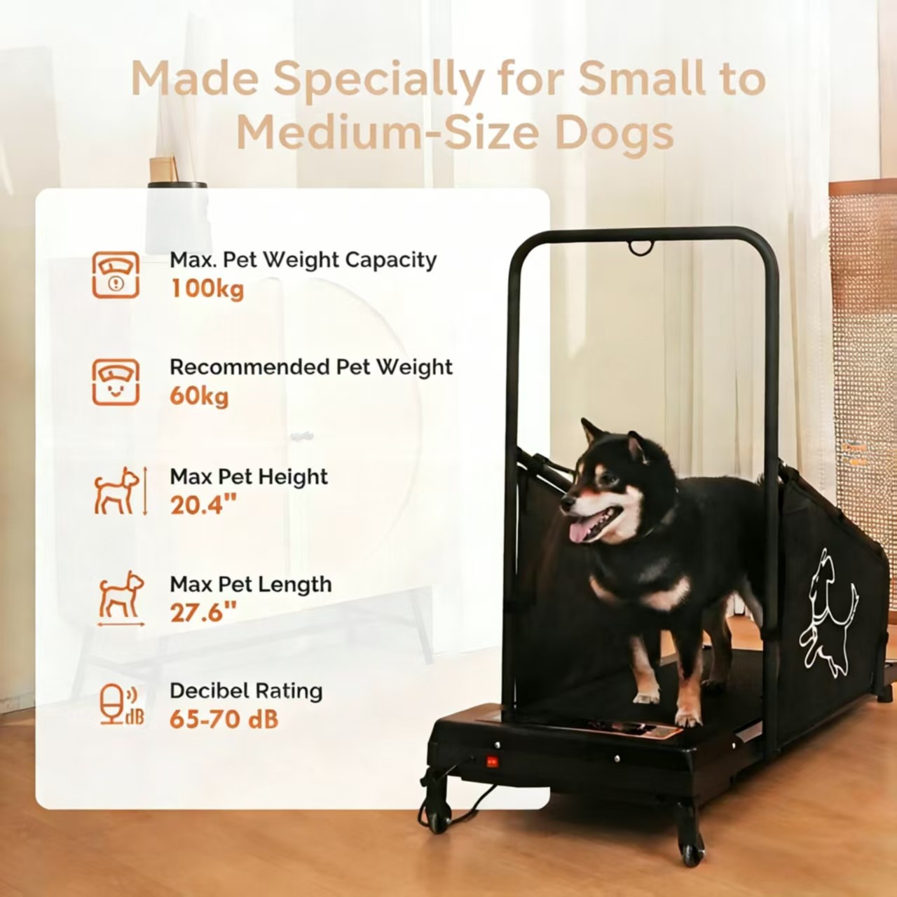 Dog Pacer Treadmill Electric Remote Control Healthy Fitness Run Walk Medium Dogs