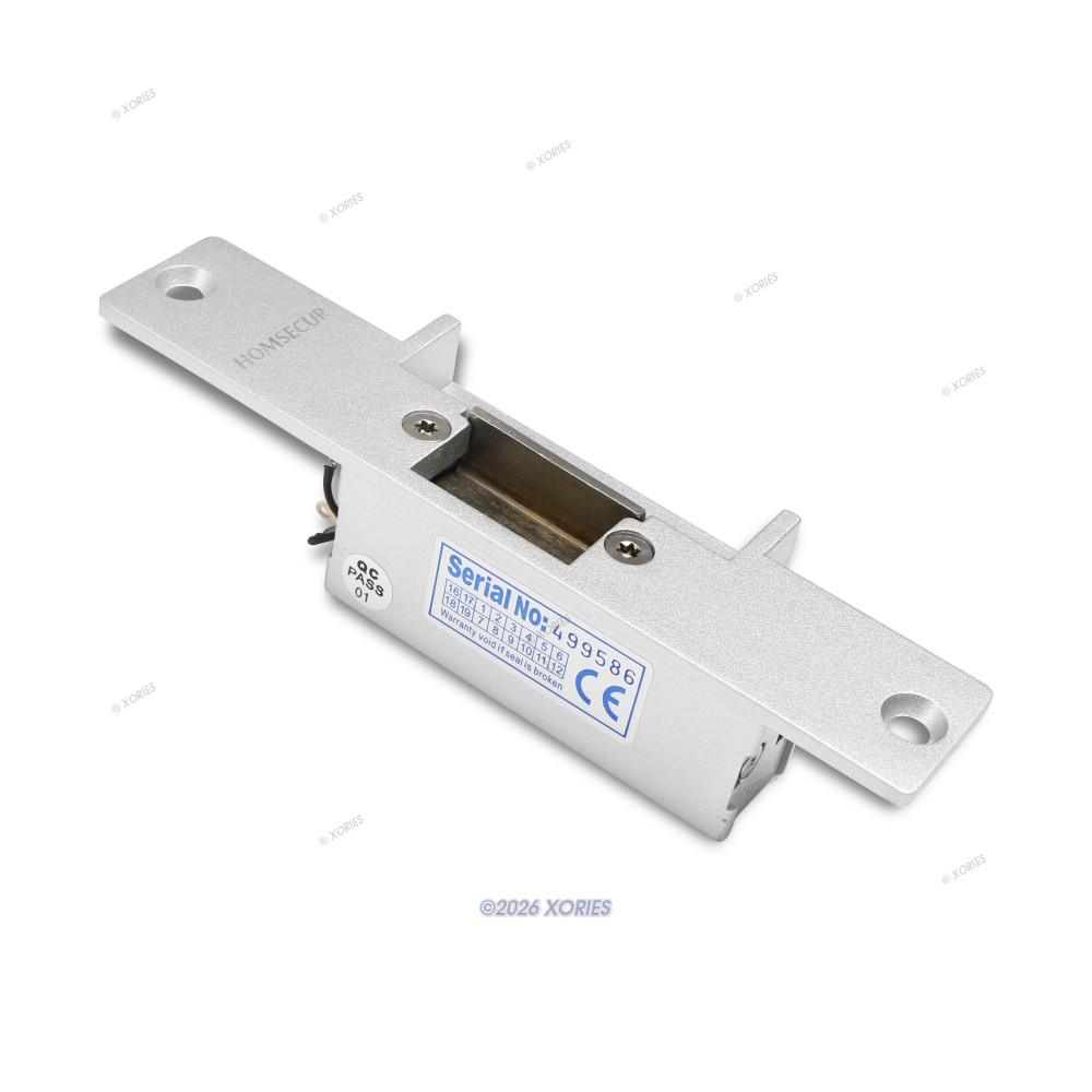 HOMSECUR Fail-Safe Electric Strike PVC Door Lock for Access Control System