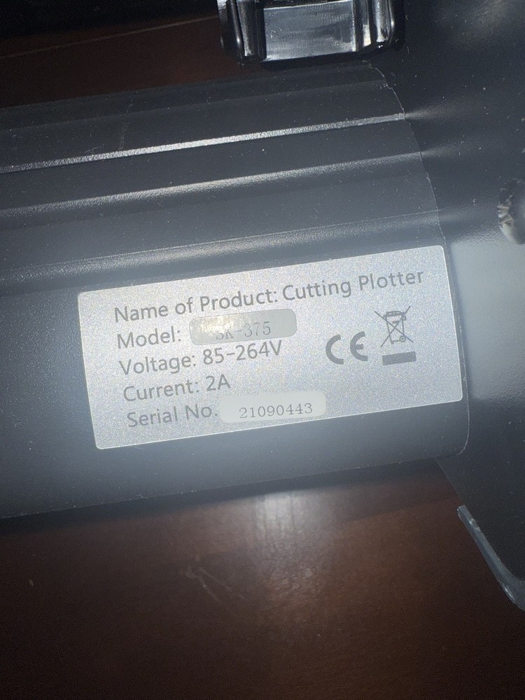 SK-375 Vevor Sign Sticker Vinyl Cutter Cutting Plotter Machine 85-264V