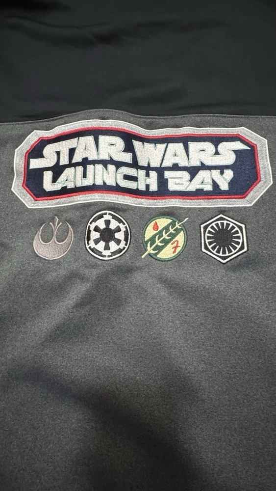 Star Wars Cast And Crew Star Wars Launch Bay Jacket Extremely Rare Medium