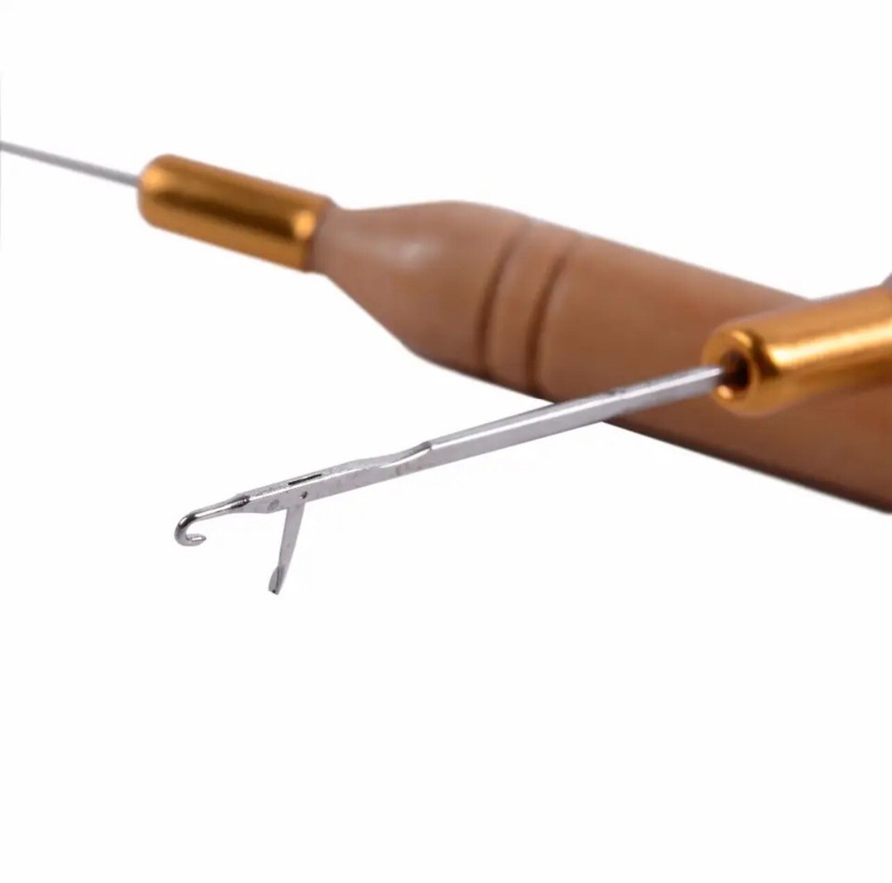 Tiny Latch Hook Crochet Hair Craft Needle Tool