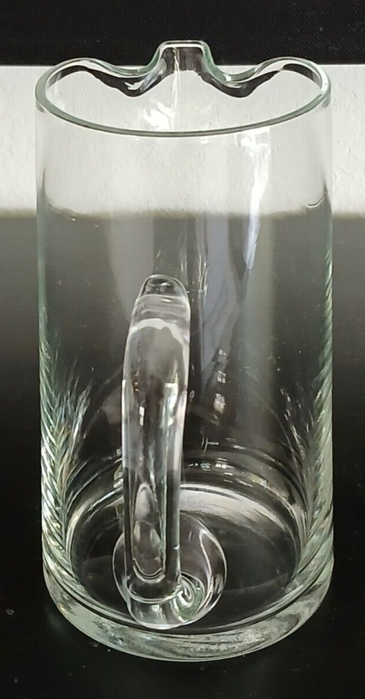 Clear Glass Pitcher 5.75" Tall