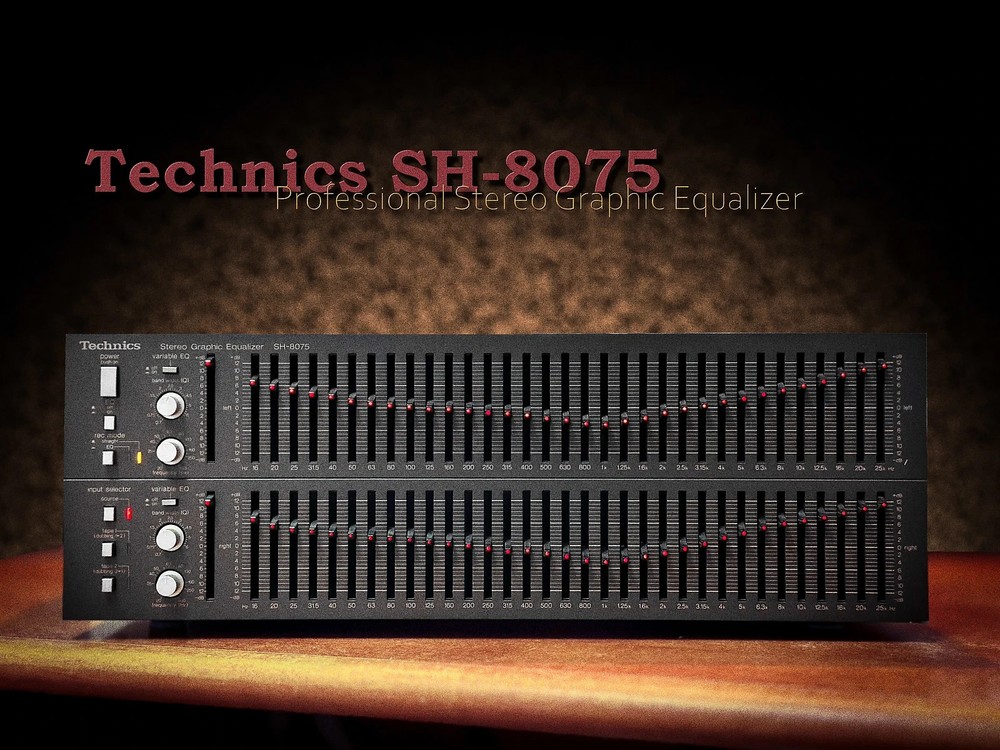 Technics SH-8075 🌈RaRe🌈 Mint Vintage Stereo Equalizer