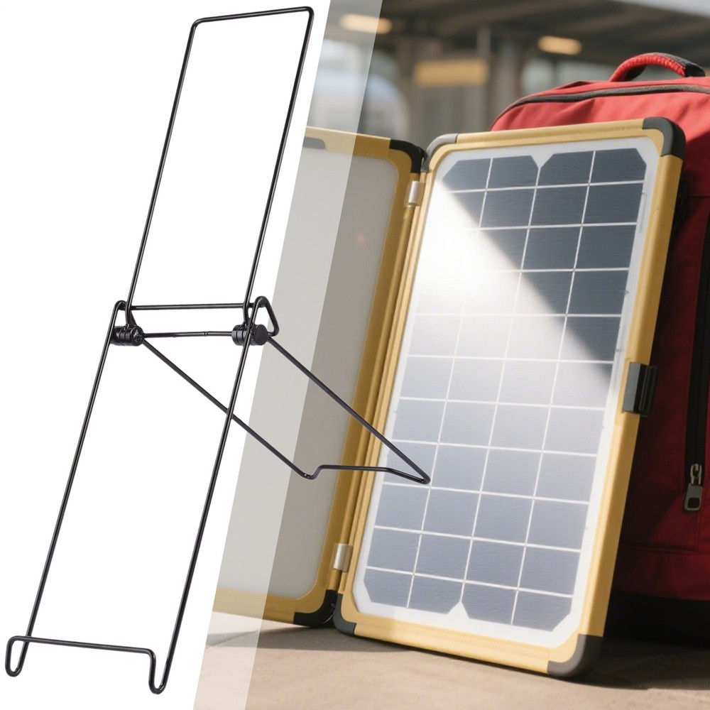 Solar Mount 2 Pieces Portable Folding Solar Panel Rack Foldable Rack