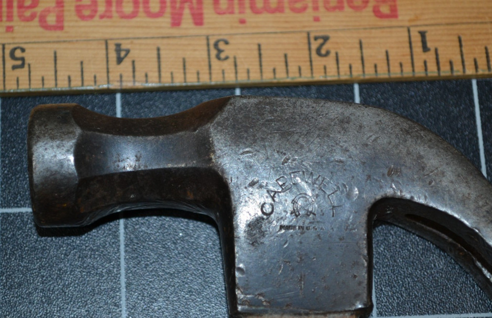 CAPEWELL - CLAW HAMMER - 16oz - ALL ORIGINAL - NICE OCTAGONAL HANDLE