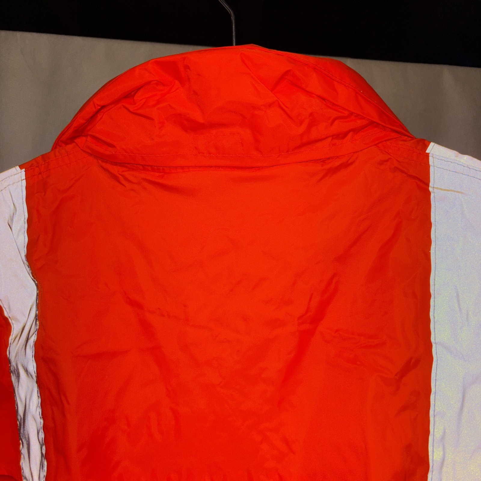 Portwest UH440 Hi-Vis Orange Rain Jacket XL Reflective Work Safety Logo