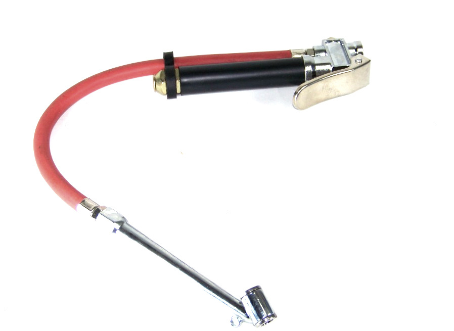 Air Tire Inflator With Tire Pressure Gauge Dual Head Air Compressor Hose Filler