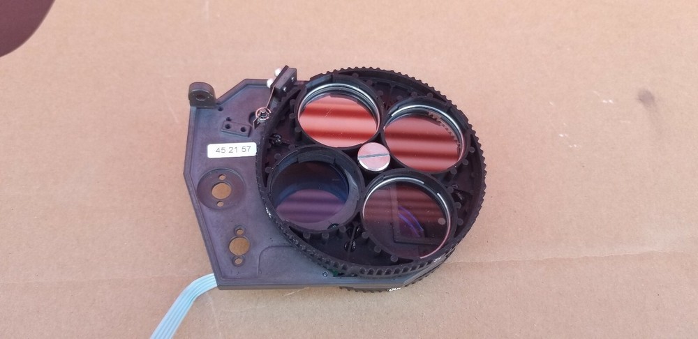 Zeiss axioplan2 Microscope Objective Prism Wheel Coded Output With 3 Prizms