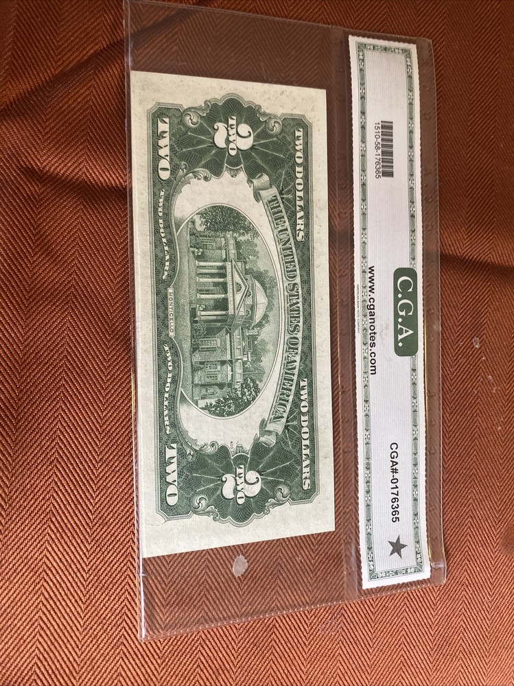 1953 2 Dollar Bill American Red Seal Sealed