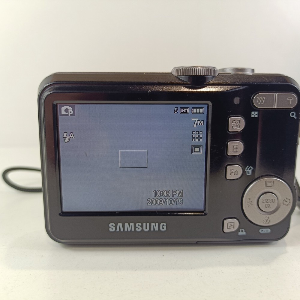 Samsung Digimax S760 7.2MP Compact Digital Camera Black Tested