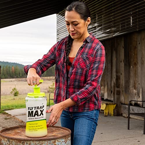 Fly Trap Max – Extra Large Reusable Outdoor Fly Trap - 2 Traps