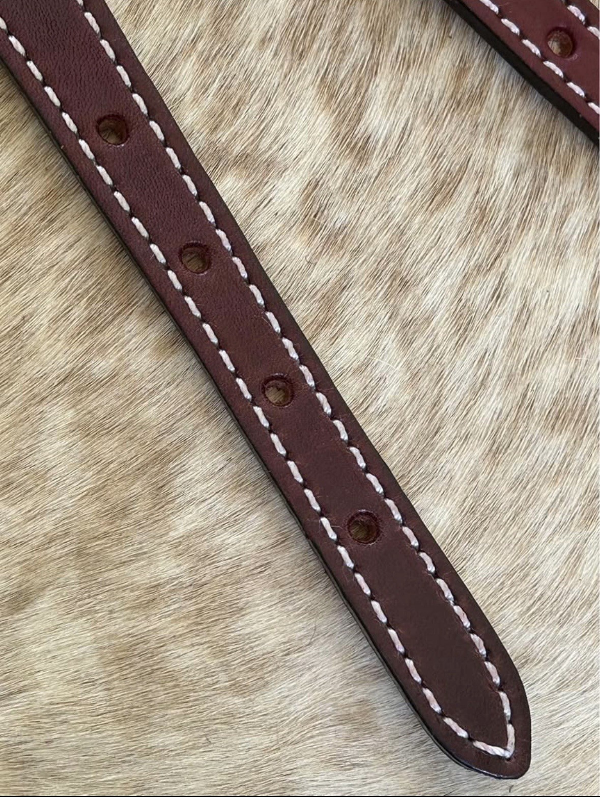 Pair Burgundy Top Grain Leather Western Saddle Stirrup Hobbles FREE SHIP