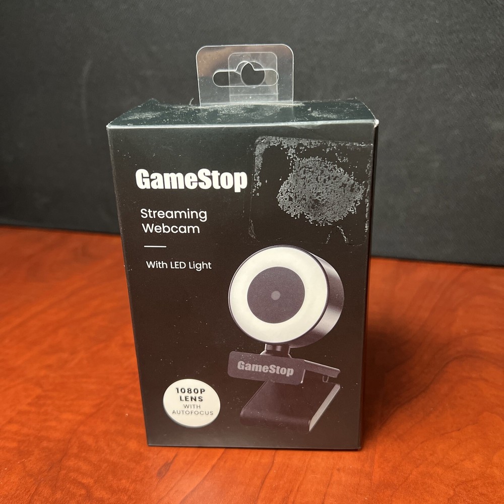 GameStop 1080p High Definition Streaming Camera with LED Light (5516) New