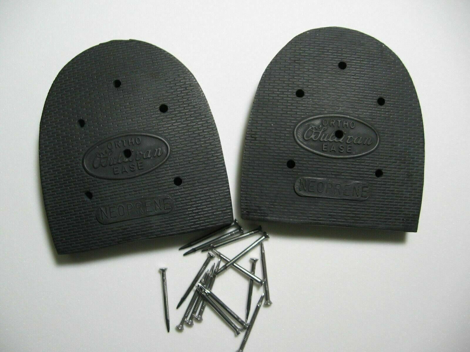 Goodyear Cowboy Boot Repair Rubber Oil Resistant Heels with Nails- Pic-A Size