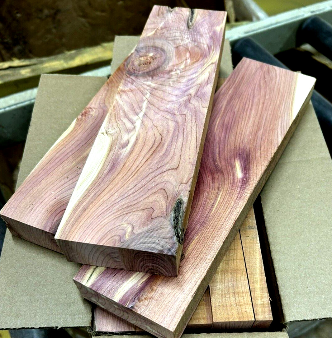 SPECIAL:  SIX PIECES EASTERN RED CEDAR 12" X 6" X 1"