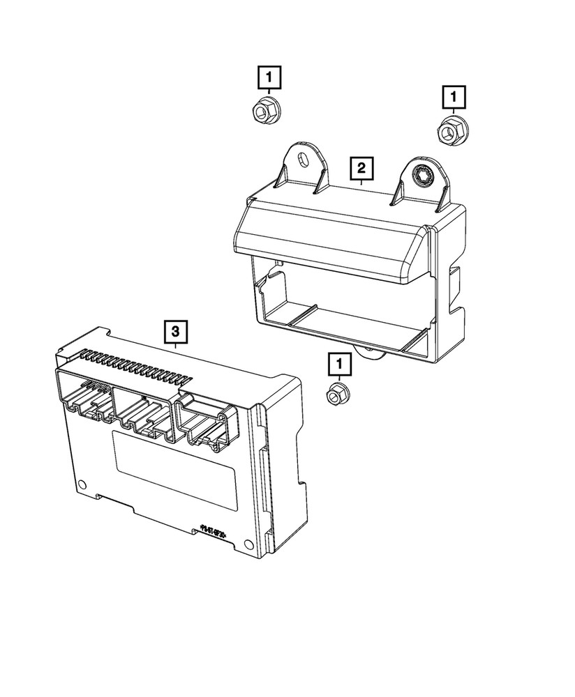 Genuine Mopar Transfer Case Control Module 68416520AA