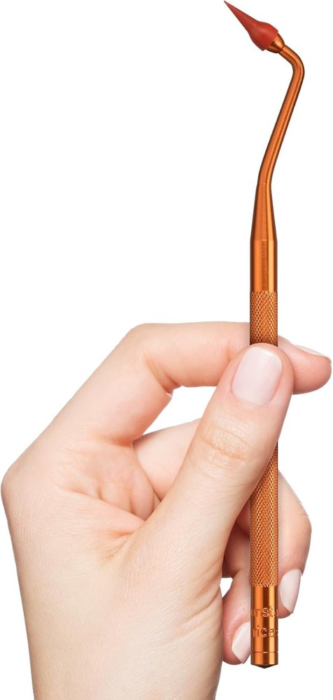 GUM Stimulator Permanent Handle with Rubber Tip, Precision Control, Massages