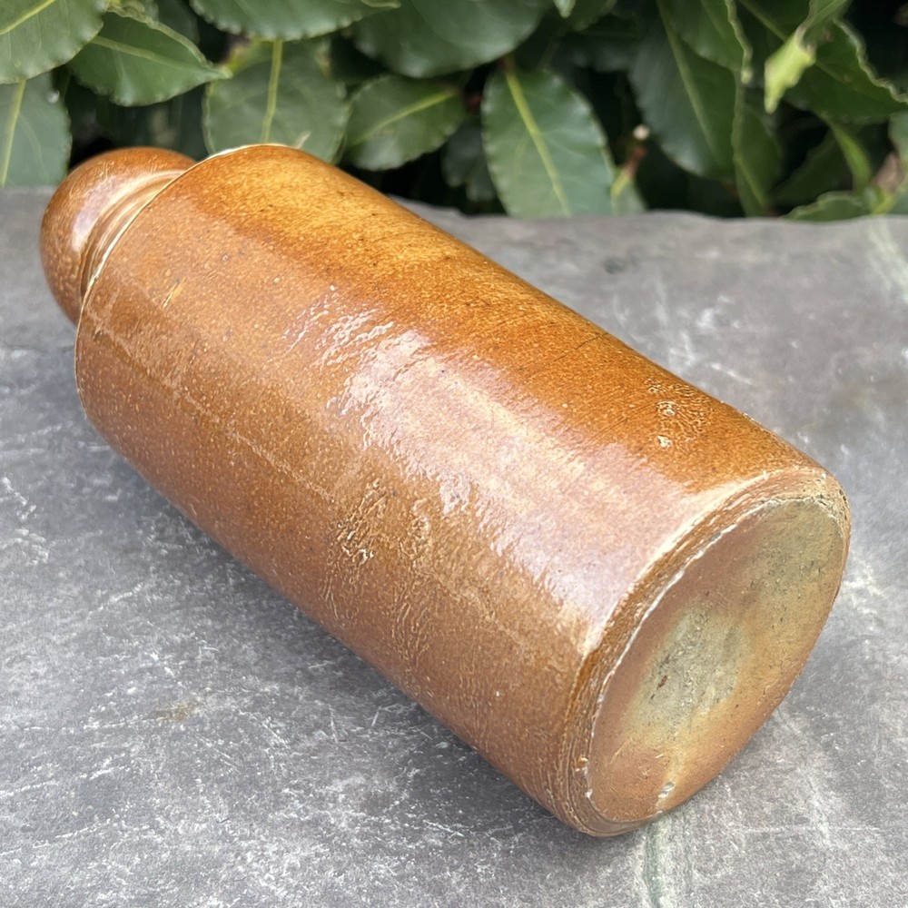 1d Ginger Beer Old Fashioned Stoneware Bottle Rustic Farmhouse Kitchen Décor