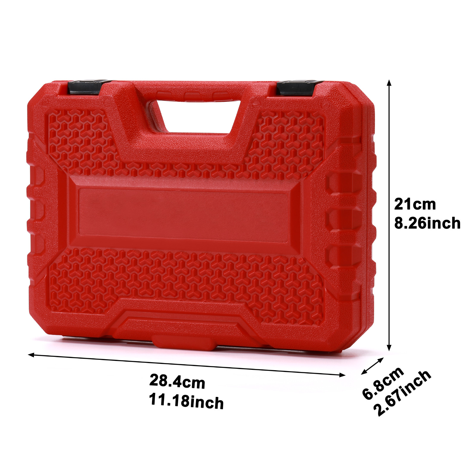 1/4 Inch Drive Master Impact Socket Set 50-Piece 6-Point SAE/Metric 5/32 Inch