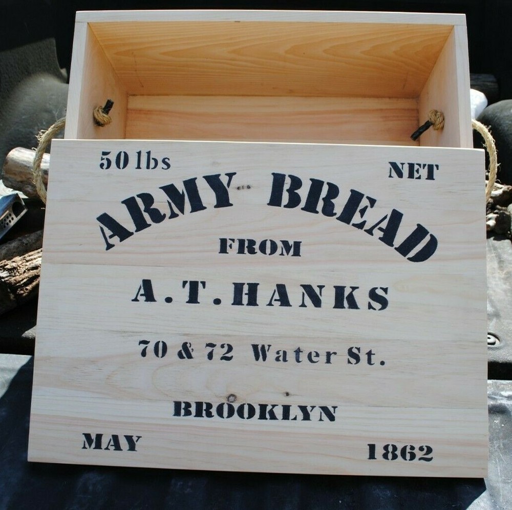 A. T. Hanks Civil War Bread Box - Nice!!