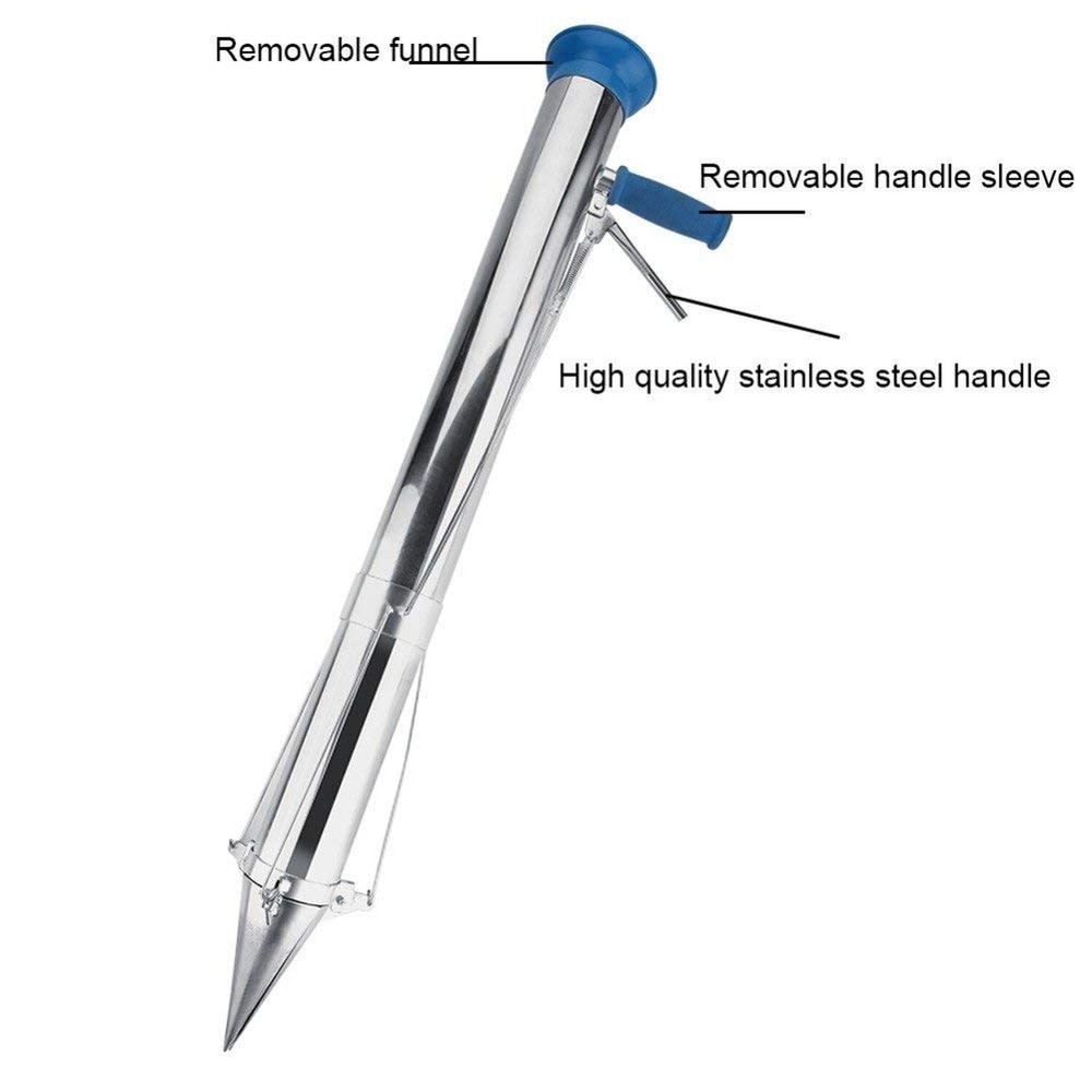 Ymachray Long Handled Bulb Planter Tools and Vegetable Seedling Tool Manual P...