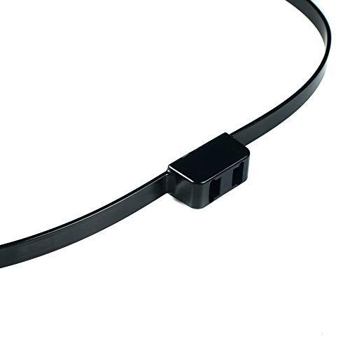 10 Pcs Heavy Duty Double Locking Zip Ties Disposable Plastic Cable Ties