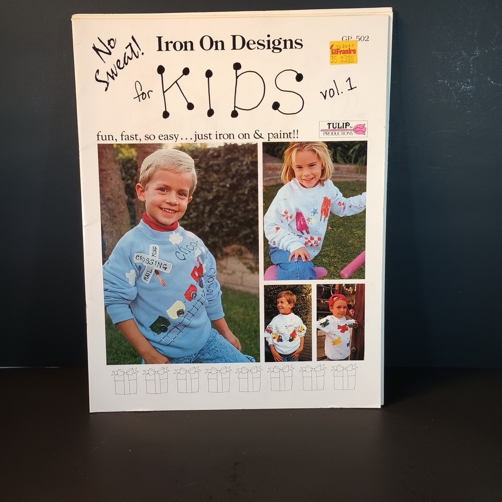 6 Assorted Iron On Transfer Pattern Books Tulip Gick Dover