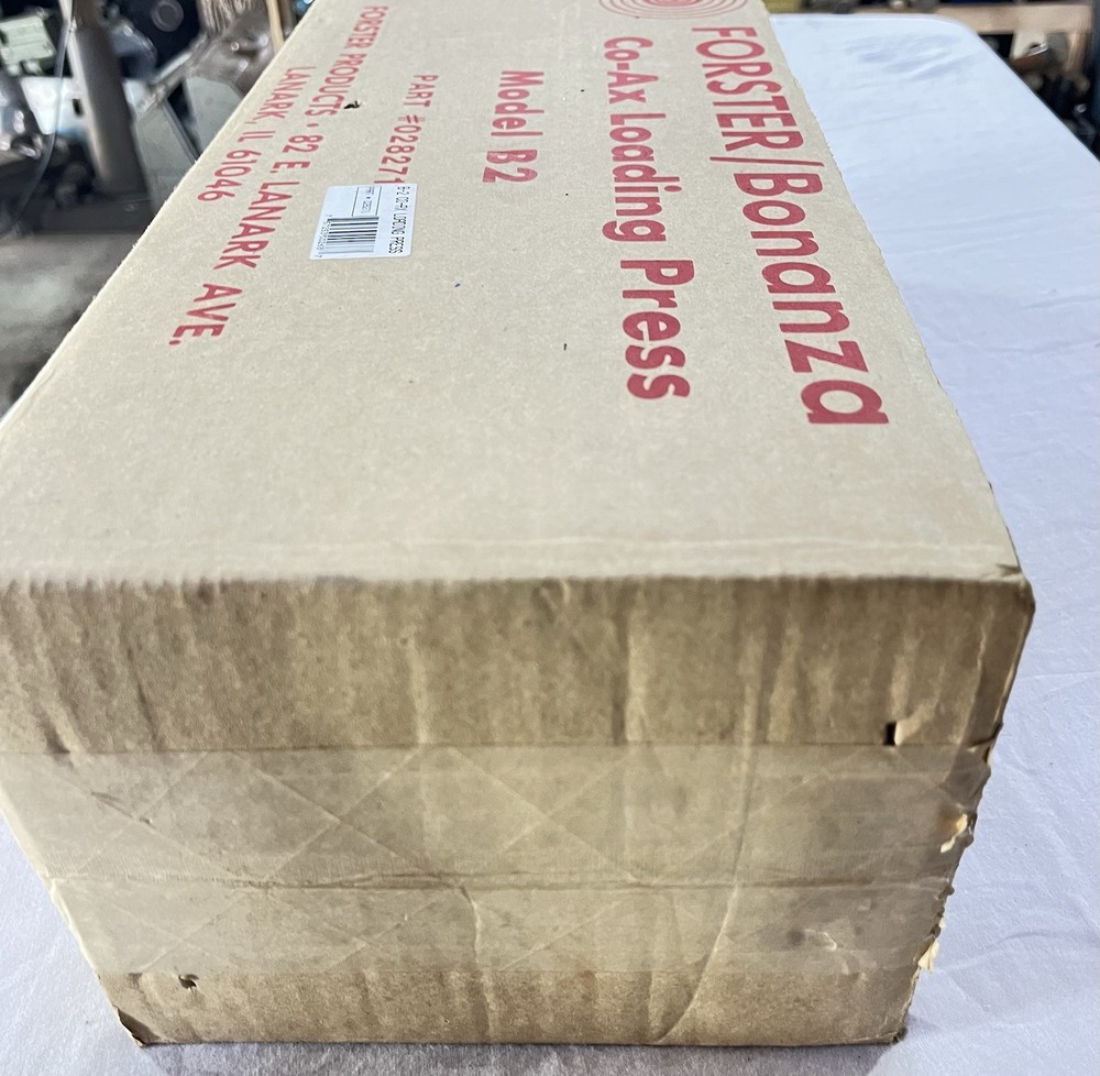 Forster Bonanza Co-Ax Loading Press Model B2 New