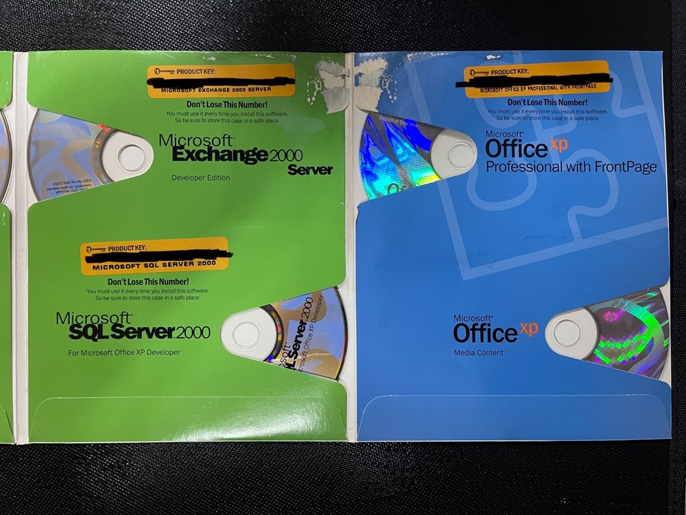 Microsoft Office Professional XP Developer - FULL VERSION - w/ Product Keys