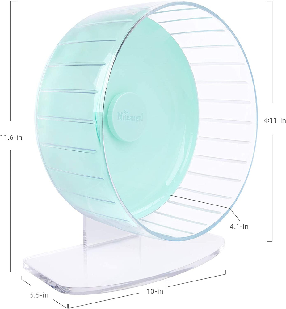 Super-Silent Hamster Exercise Wheels: - Quiet Spinner Hamster Running Wheels wit