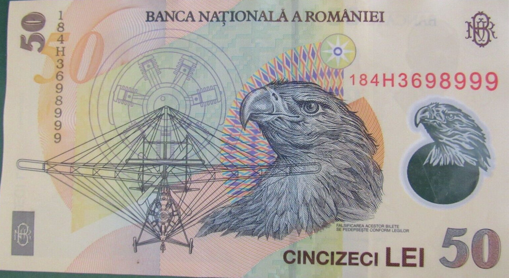 Romania: 50 Lei 2018 UNC Condition!