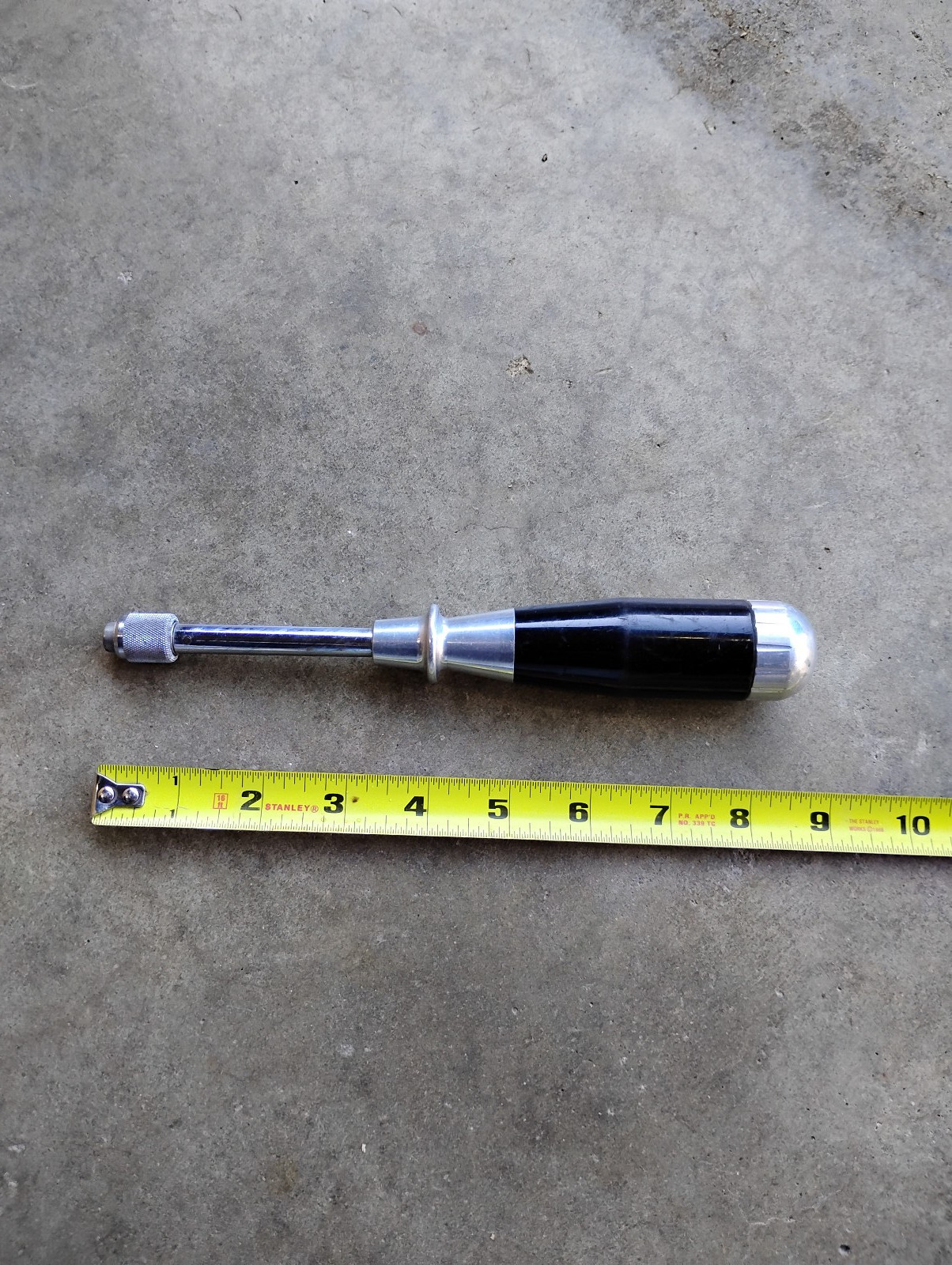 VINTAGE Stanley YANKEE NORTH BROS No. 45 PUSH DRILL W 4 Bits Made USA