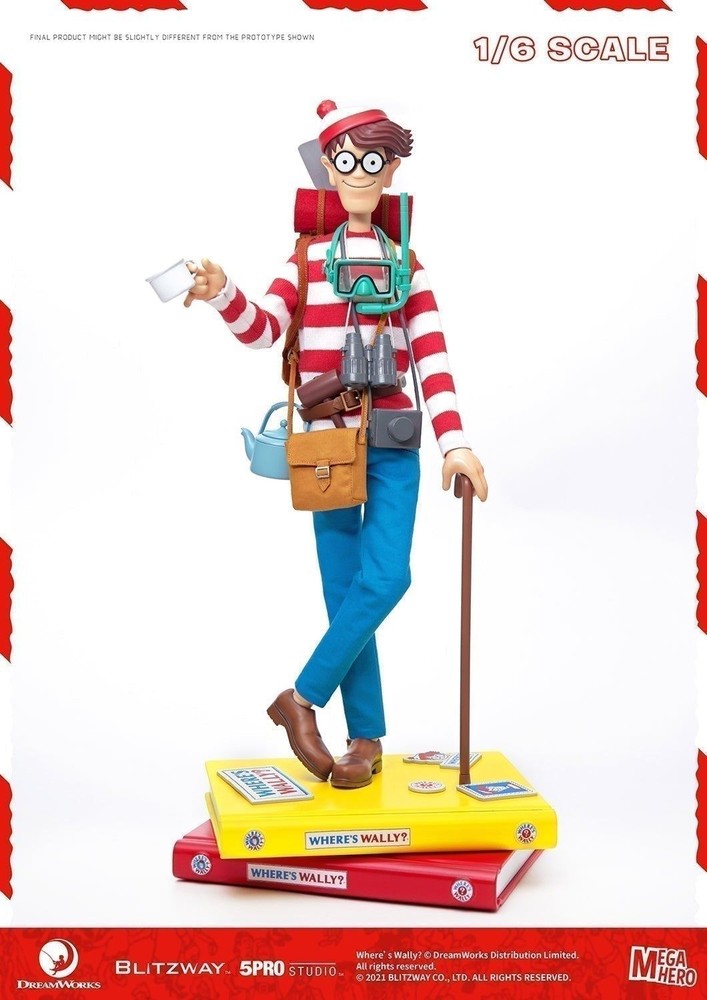 1/6 Scale Toy Where's Wally - Book